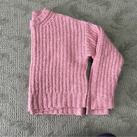 EUC Women's American Eagle Knit Sweater size Small Petite in Pink - Picture 2 of 4